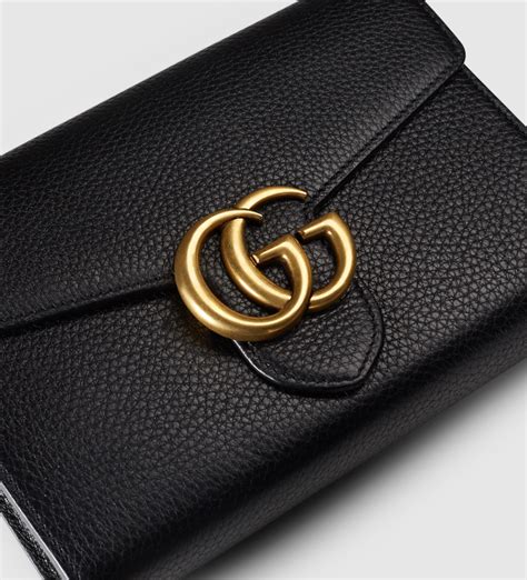 gucci marmont wallet on chain bag